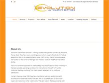 Tablet Screenshot of evolutionautomotive.com.au
